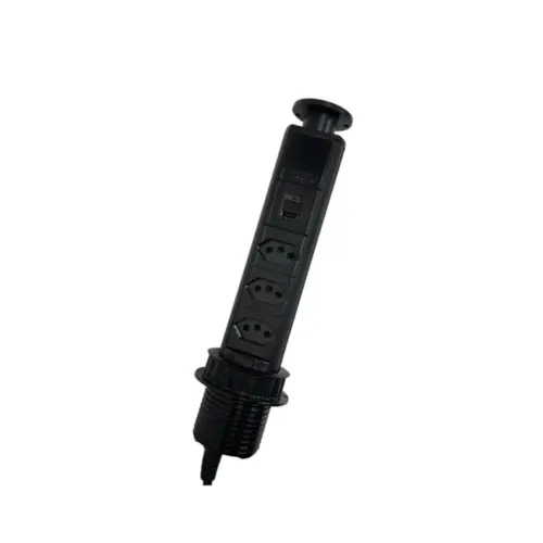 Torre de tomada Mini Totem Pop20 2NBR Branco Dutotec