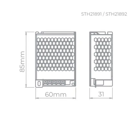 Fonte Eco Para Led 20W 12V STH21891 Stella