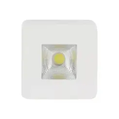 Spot Led Sobrepor 5W 3000K Quadrado Branco Bivolt Luminatti