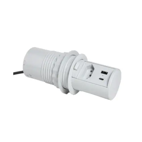 Torre de tomada Mini Totem Pop 20 1 Nbr + Usb + Ac - Max 3520W Dutotec