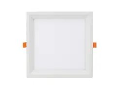 Spot Downlight Hide De Embutir Recuado Led 36W 3000K Quadrado Branco Luminatti