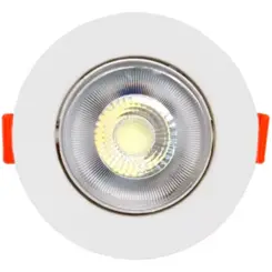 Spot Led 7W 4000K Bivolt Branco Redondo Luminatti