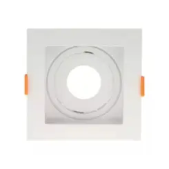 Spot Quad De Emb Recuado Branco Par20 Luminatti