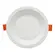 Spot Downlight Hide De Embutir Recuado Led 36W 6500K Redondo Branco Luminatti