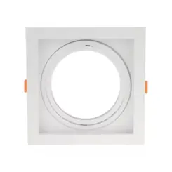Spot Quad De Emb Recuado Branco Ar111 Luminatti