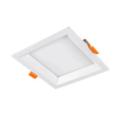 Spot Downlight Hide De Embutir Recuado Led 18W 6500K Quadrado Branco Luminatti