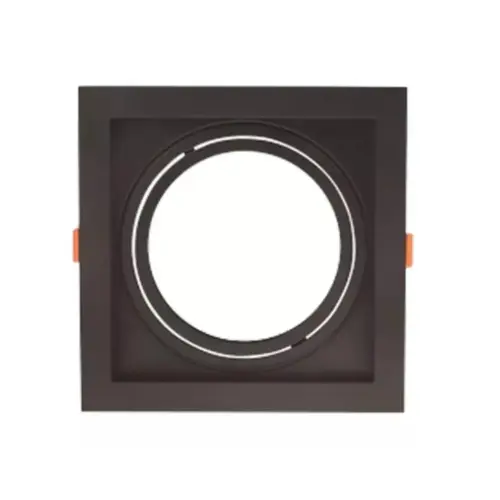 Spot Quad De Emb Recuado Preto Ar111 Luminatti