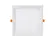 Spot Downlight Hide De Embutir Recuado Led 36W 6500K Quadrado Branco Luminatti