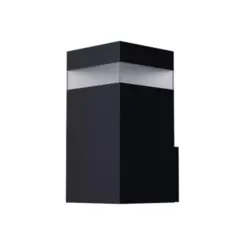 Arandela Vitro Box 9W 2700K IP65 Preta Bivolt Luminatti