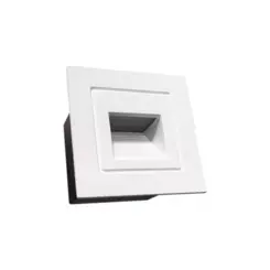 Arandela Flow de Embutir Led 3W 3000K Branca Bivolt Luminatti
