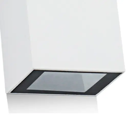 Arandela Pit Led Quadrada 2W 3000K Branca Bivolt Luminatti