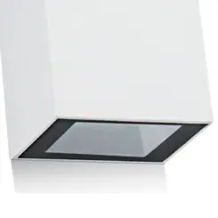 Arandela Pit Led Quadrada 2W 3000K Branca Bivolt Luminatti