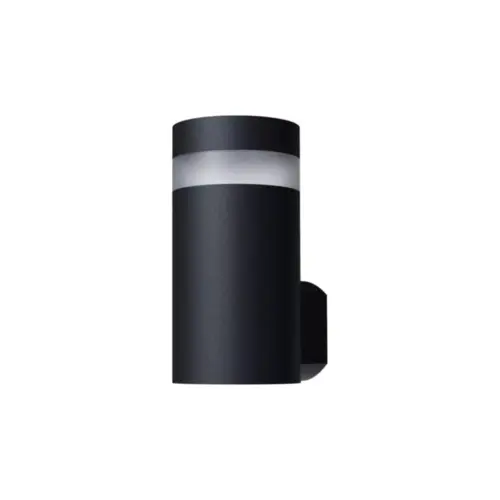 Arandela Vitro Tube 9W 2700K IP65 Preta Bivolt Luminatti***