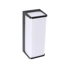 Arandela Bold Led Retangular 10W 3000K Preto Bivolt Luminatti
