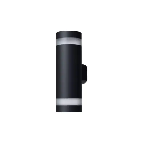 Arandela Vitro Tube 18W 2700K IP65 Preta Bivolt Luminatti