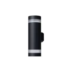 Arandela Vitro Tube 18W 2700K IP65 Preta Bivolt Luminatti