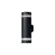 Arandela Vitro Tube 18W 2700K IP65 Preta Bivolt Luminatti