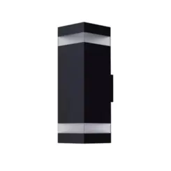 Arandela Vitro Box 18W 2700K IP65 Preta Bivolt Luminatti