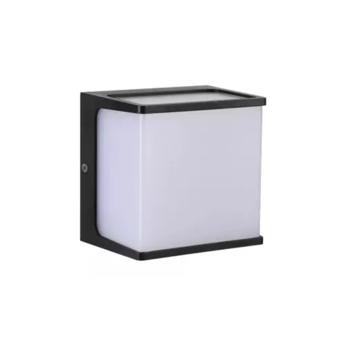 Arandela Bold Led Quadrada 8W 3000K Preto Bivolt Luminatti