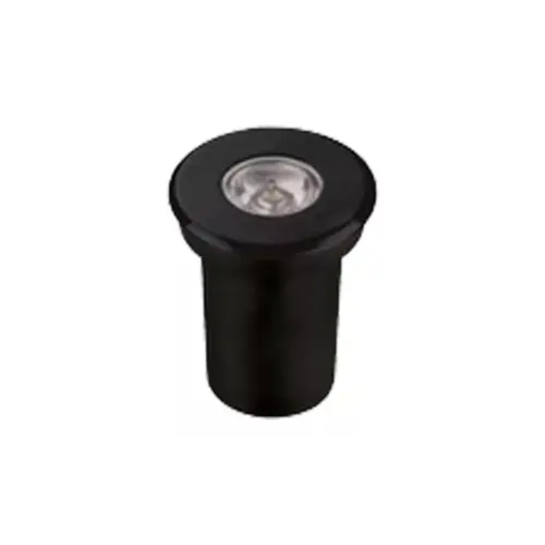 Embutido de Solo Flat Preto 12W 2700K IP67 Bivolt Luminatti