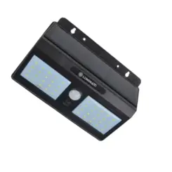 Arandela Solar NIR 8W Preta Branco QUENTE Bivolt Luminatti