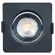 Spot Led Preto, 7W 3000K Bivolt Quadrado Luminatti