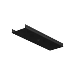 Tampa Cega C/ Furo Sistema Perfil Modular Preto Luminatti