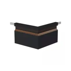 Conector Sob. Rodape Preto Led Integrado Luminatti