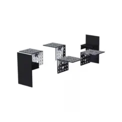 Kit Modular No Frame Preto Luminatti