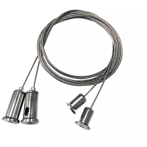 Kit Pendente Cordoalho Eletrificado Para Perfil De Led Luminatti