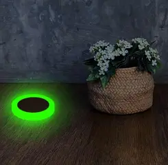 Mini Embutido De Parede E Solo 1W Luz Verde Ip67 Bco Bivolt Luminatti