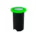 Mini Embutido De Parede E Solo 1W Luz Verde Ip67 Bco Bivolt Luminatti