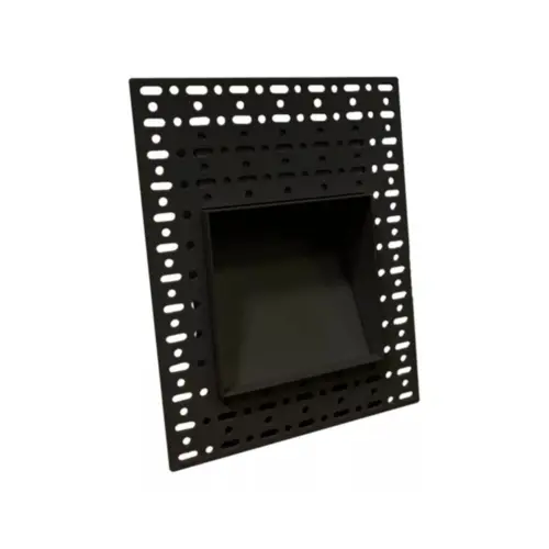 Balizador No Frame 3W 3000K Quadrada Preto Bivolt Luminatti