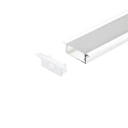 Acabamento Perfil Embutir Branco Luminatti