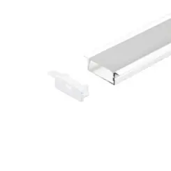 Acabamento Perfil Embutir Branco Luminatti