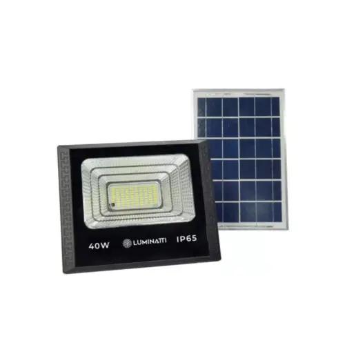 PROJETOR Led Solar 40W 6500K IP65 Bivolt Luminatti