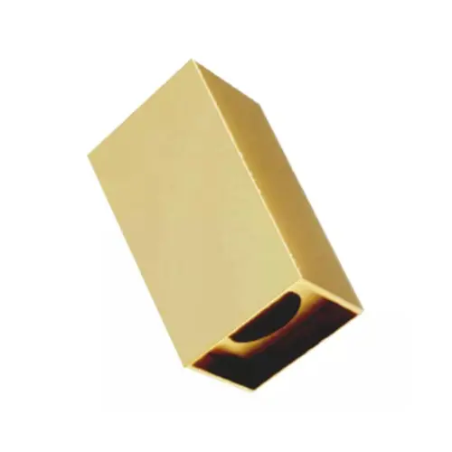 Modulo Spot Fixo Quadrado Dourado Mr11 Luminatti