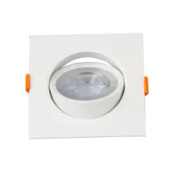 Spot Led 7W 4000K Bivolt Branco Quadrado Luminatti
