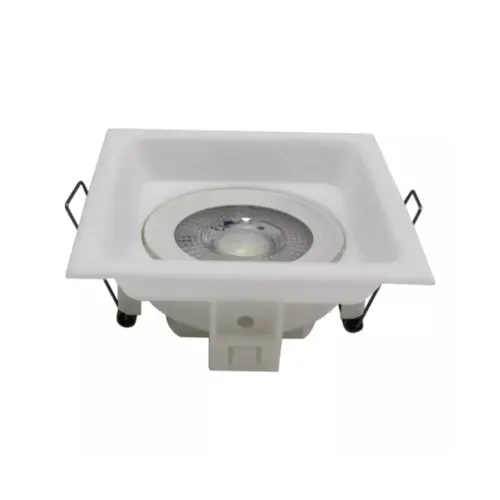 Spot Led Recuado 5W 3000K Bivolt Branco Quadrado Luminatti