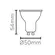 Lampada Led MR16 GU10 Eco 6W 460LM 36° Dimerizavel 127V STH8541/27 Stella