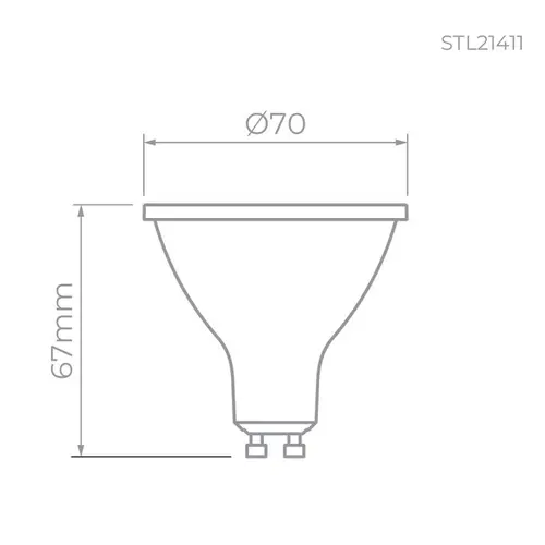 Lampada Led AR70 Pro 4,7W 260LM 7° STL21411/30 Stella