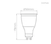 Lampada Led MR16 GU10 Evo 7W 450LM 36° STH7535/27 Stella
