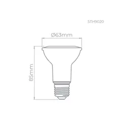 Lampada Led Par20 Eco 5,5W 525LM 25° STH9020/27 Stella