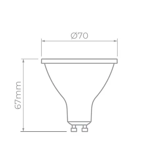 Lampada Led AR70 Pro 4,7W 320LM 24° STL21413/40 Stella