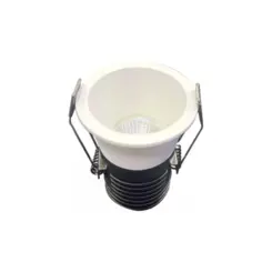 Spot Hub Led Recuado Redondo 7W3000K 127/22 Branco Luminatti