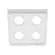 Spot No Frame Recuado Quadrado 4 Par30 Branco Luminatti