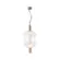 Pendente Clear Caps 8W Transparente Dourado OR1250 Orluce