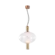 Pendente Clear Bolla 8W Transparente Dourado OR1248 Orluce