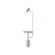 Coluna Scope 1Xgu10 Bronze Base Marmore Po Orluce