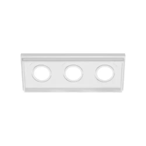 Spot No Frame Recuado Retangular 3 Mr16 Branco Luminatti